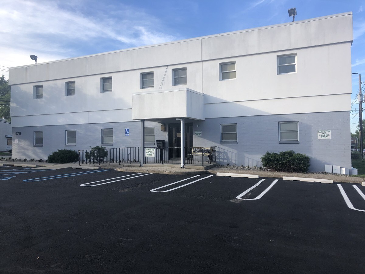 View looking toward the steps of CIGC in Clifton, New Jersey