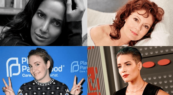 Grid of four famous women