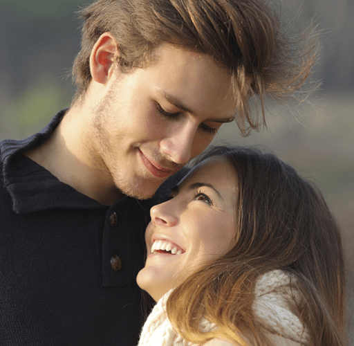 Man and woman embracing each other